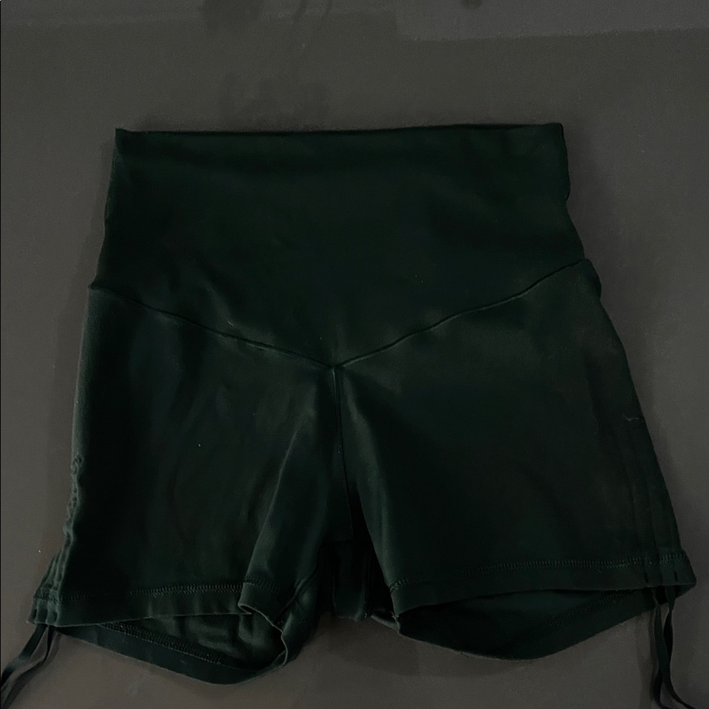 Aerie Teal High-Rise Athletic Shorts - Picture 6 of 7